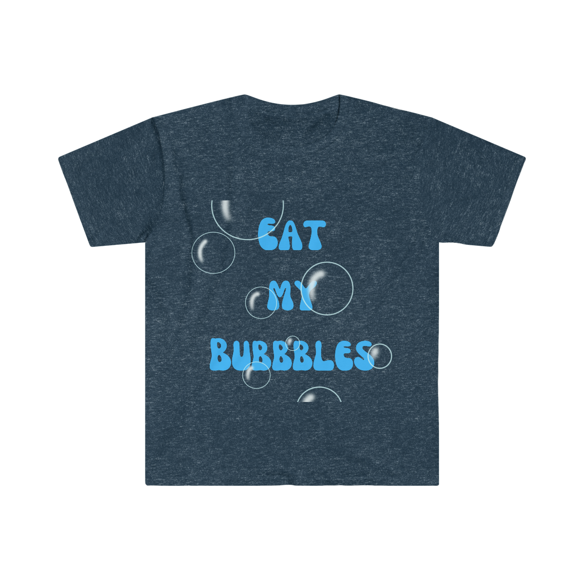 Eat My Bubbles Swimmer T—shirt | Swim Racing T-shirt | Swim Club | Swim Team Unisex Softstyle T-Shirt - Image 8