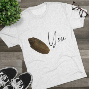 Olive You Seashell Tee | Olive Shell T-shirt | Valentine’s Day Shirt | Seashell I Love You Shirt | Funny Seashell Shirt | Unisex Tri-Blend Crew Tee