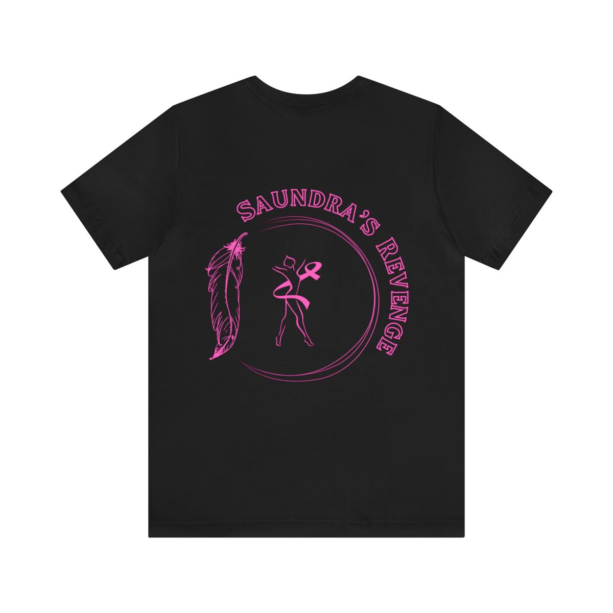 Saundra’s Revenge | Skoden | Breast Cancer Awareness Unisex Jersey Short Sleeve Tee - Image 3