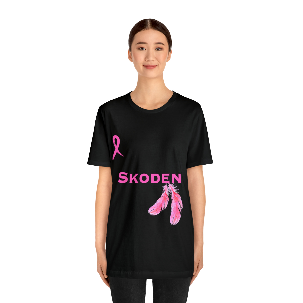 Saundra’s Revenge | Skoden | Breast Cancer Awareness Unisex Jersey Short Sleeve Tee - Image 4