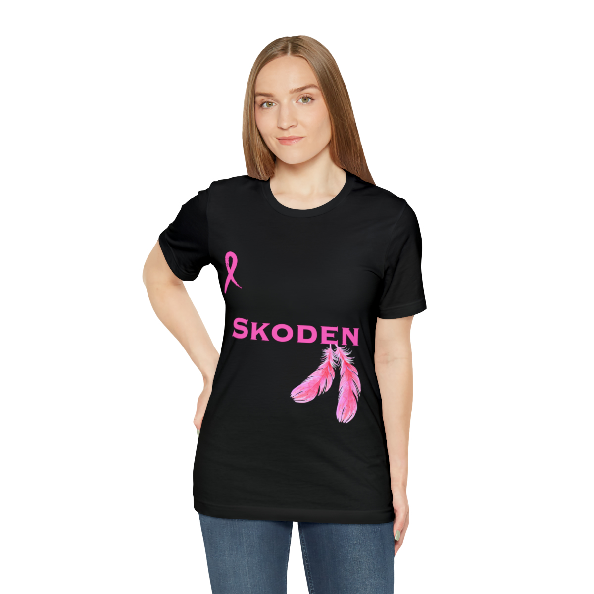 Saundra’s Revenge | Skoden | Breast Cancer Awareness Unisex Jersey Short Sleeve Tee - Image 6