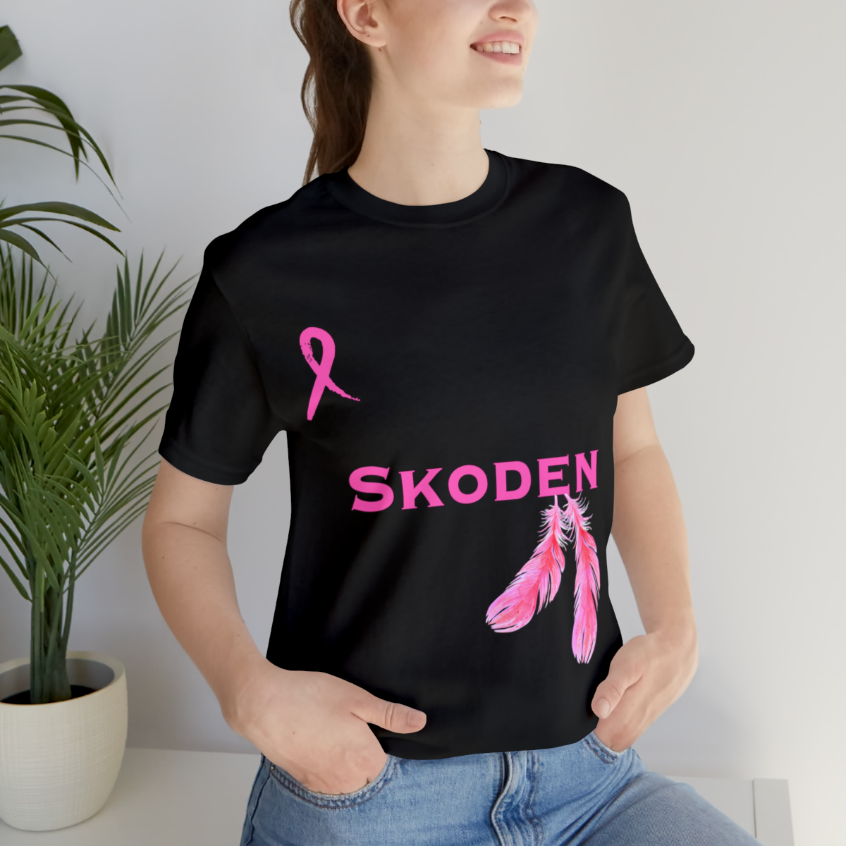 Saundra’s Revenge | Skoden | Breast Cancer Awareness Unisex Jersey Short Sleeve Tee - Image 10