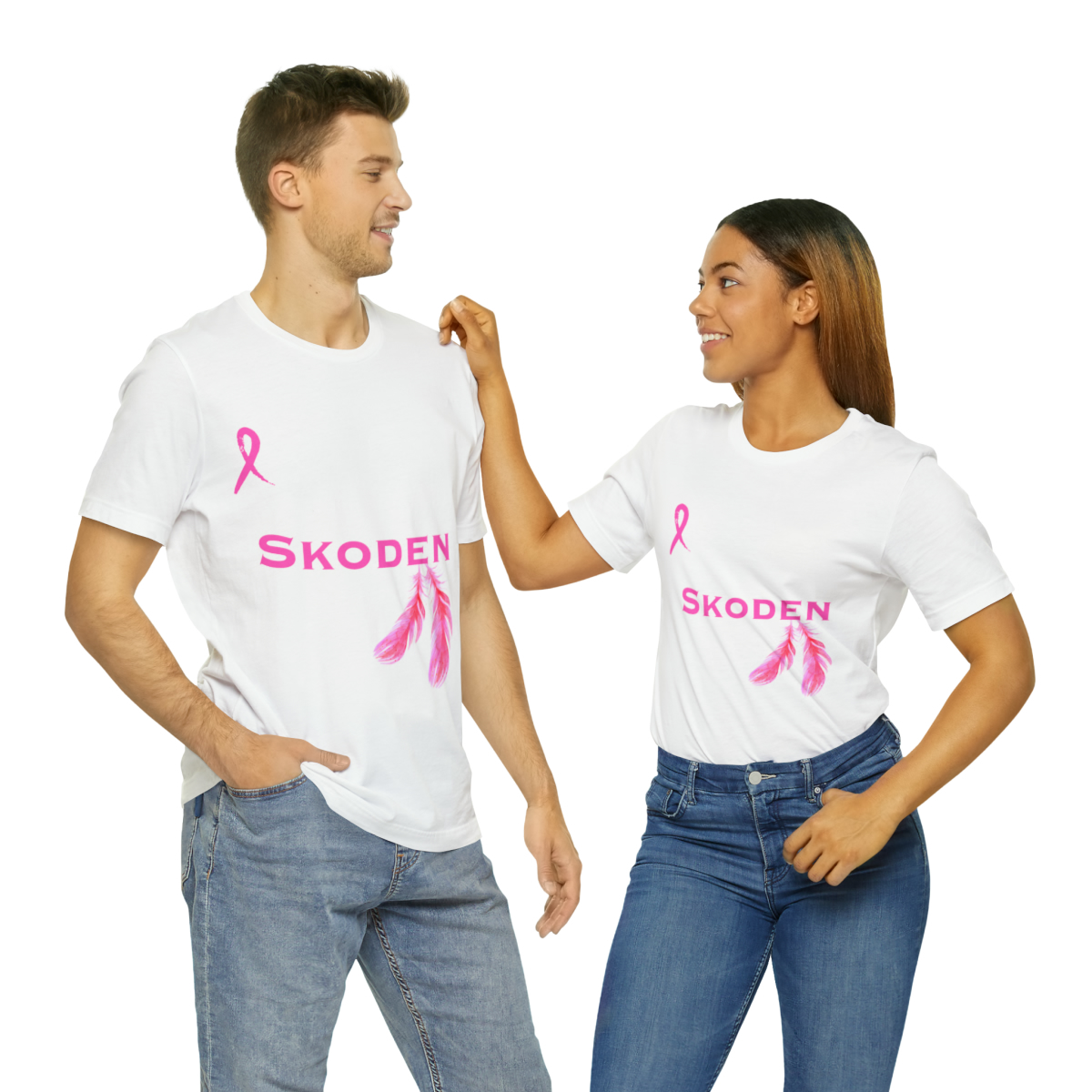 Saundra’s Revenge | Skoden | Breast Cancer Awareness Unisex Jersey Short Sleeve Tee - Image 13