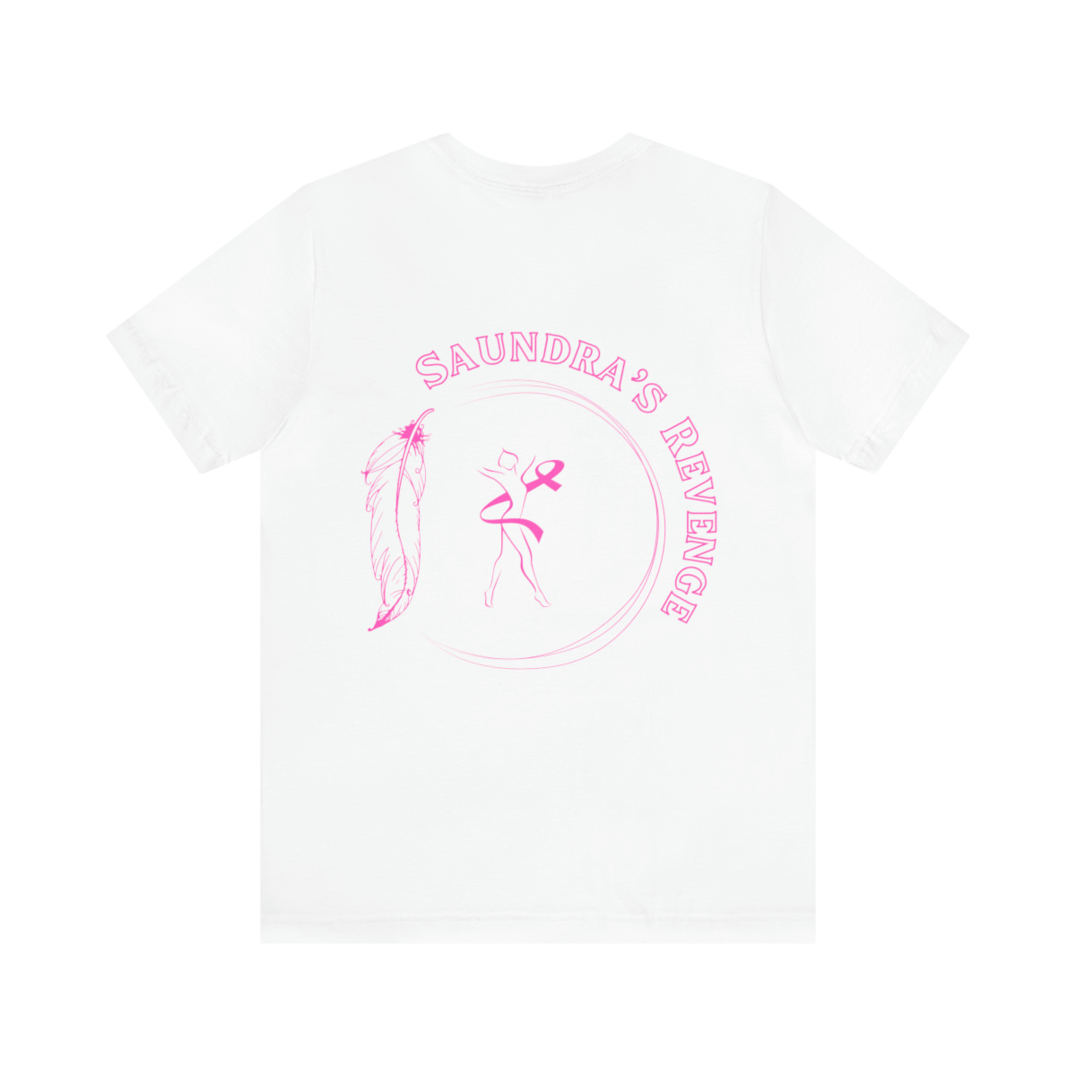 Saundra’s Revenge | Skoden | Breast Cancer Awareness Unisex Jersey Short Sleeve Tee - Image 15