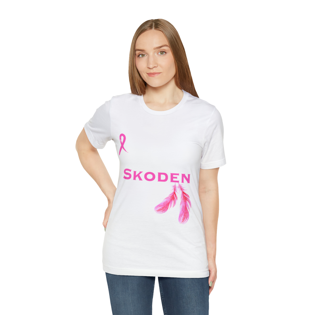Saundra’s Revenge | Skoden | Breast Cancer Awareness Unisex Jersey Short Sleeve Tee - Image 18