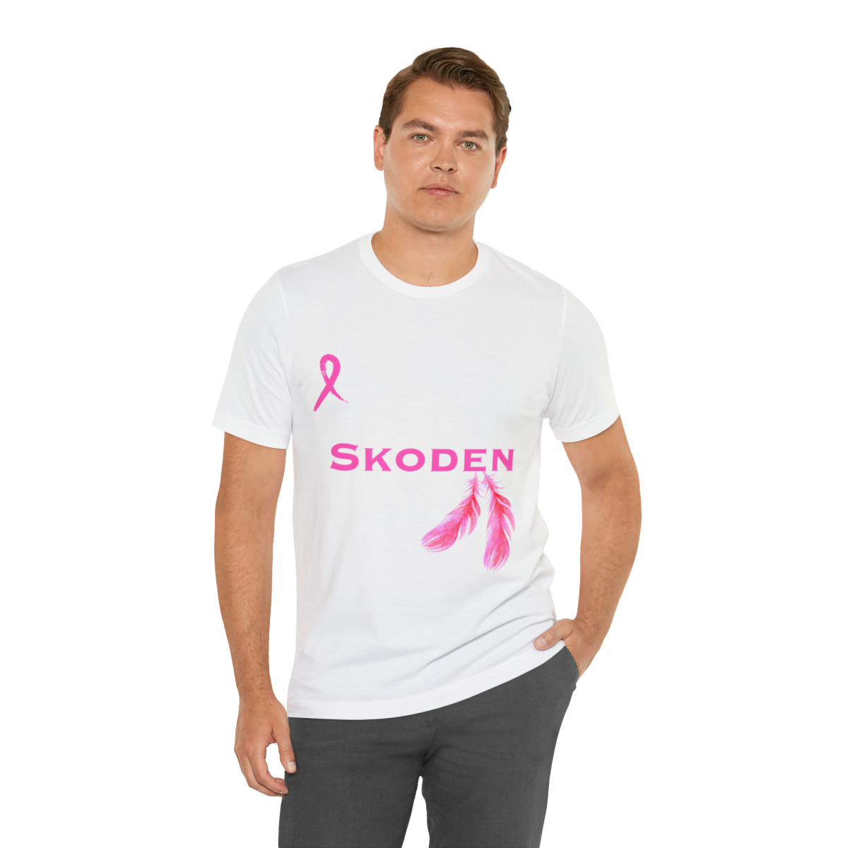 Saundra’s Revenge | Skoden | Breast Cancer Awareness Unisex Jersey Short Sleeve Tee - Image 19