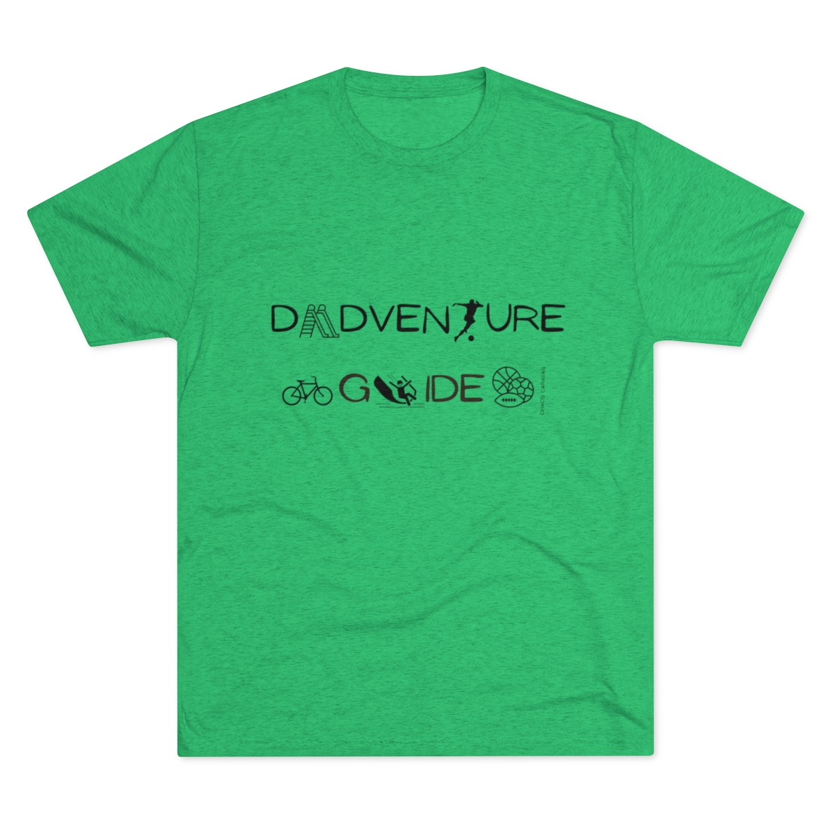 Dadventure Guide: Parks Edition Tri-Blend Crew Tee