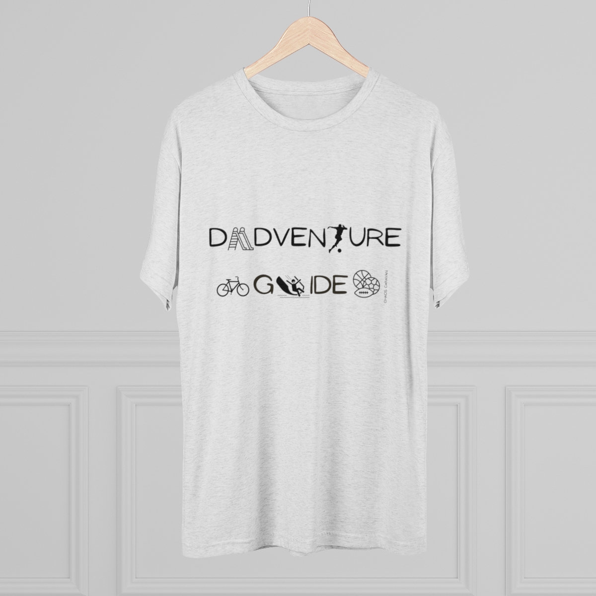 Dadventure Guide: Parks Edition Tri-Blend Crew Tee - Image 8