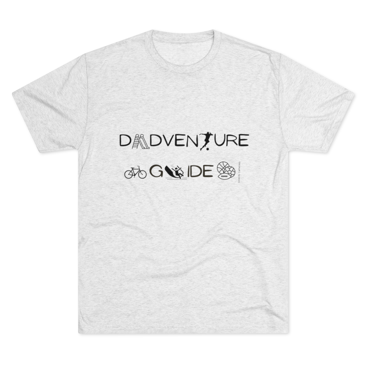 Dadventure Guide: Parks Edition Tri-Blend Crew Tee - Image 5
