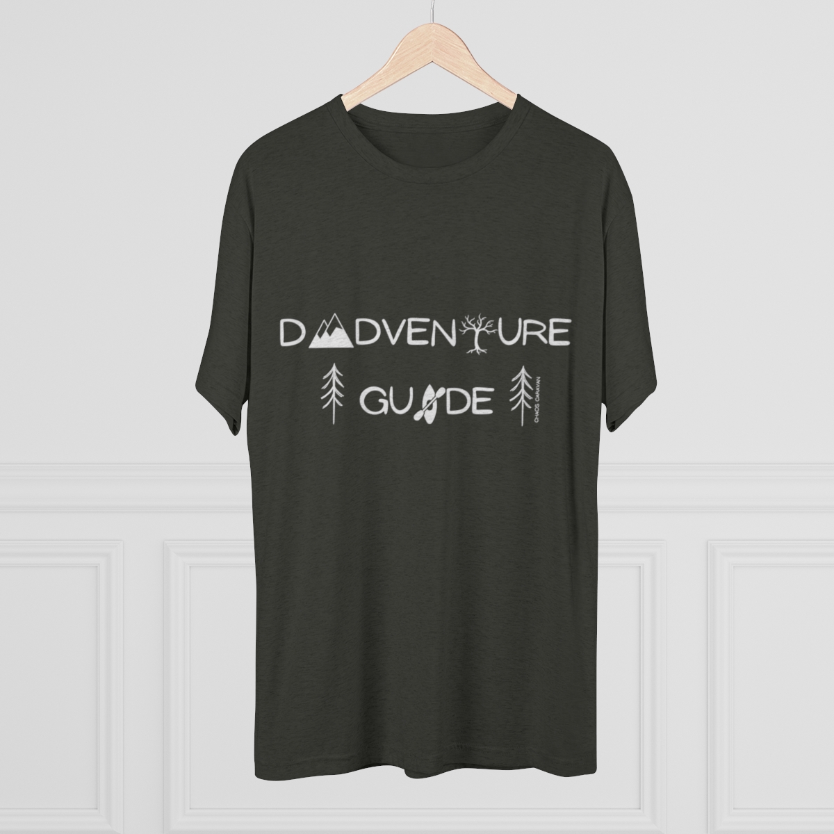 Dadventure Guide Tee | Dad Adventure Tee | Dad Gift | Father Tri-Blend Crew Tee - Image 12