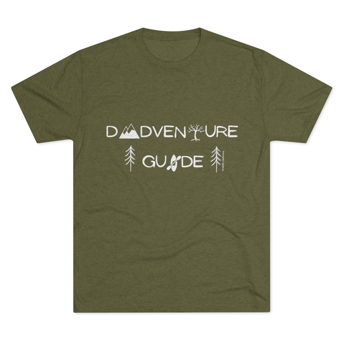 Dadventure Guide Tee | Dad Adventure Tee | Dad Gift | Father Tri-Blend Crew Tee - Image 13