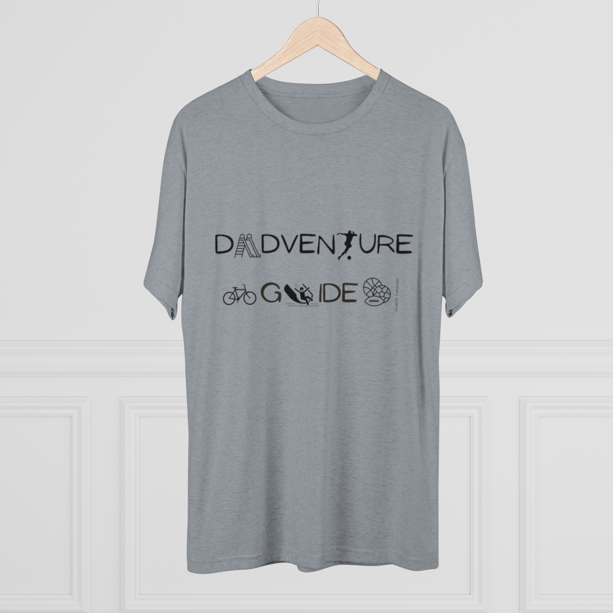 Dadventure Guide: Parks Edition Tri-Blend Crew Tee - Image 16