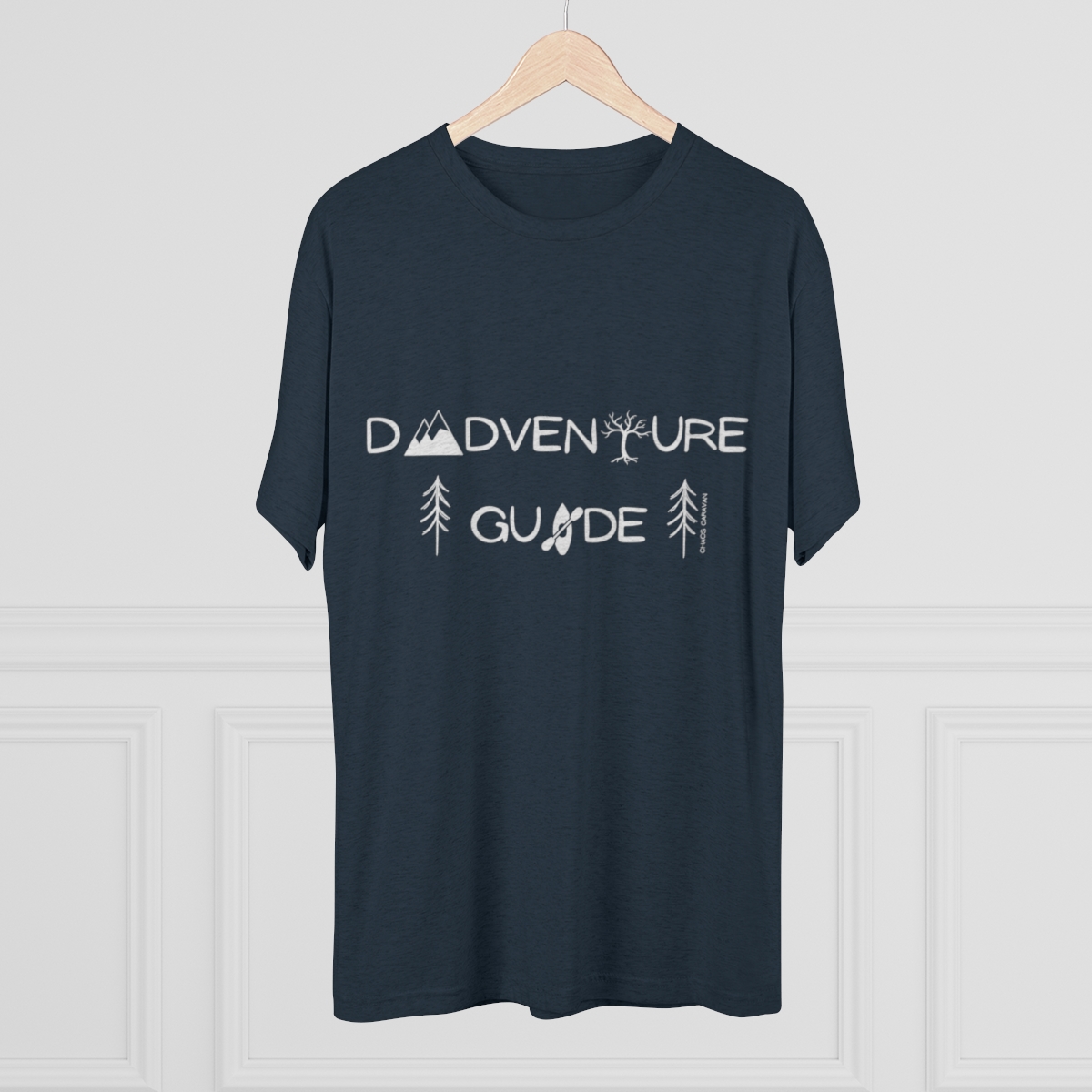 Dadventure Guide Tee | Dad Adventure Tee | Dad Gift | Father Tri-Blend Crew Tee - Image 32