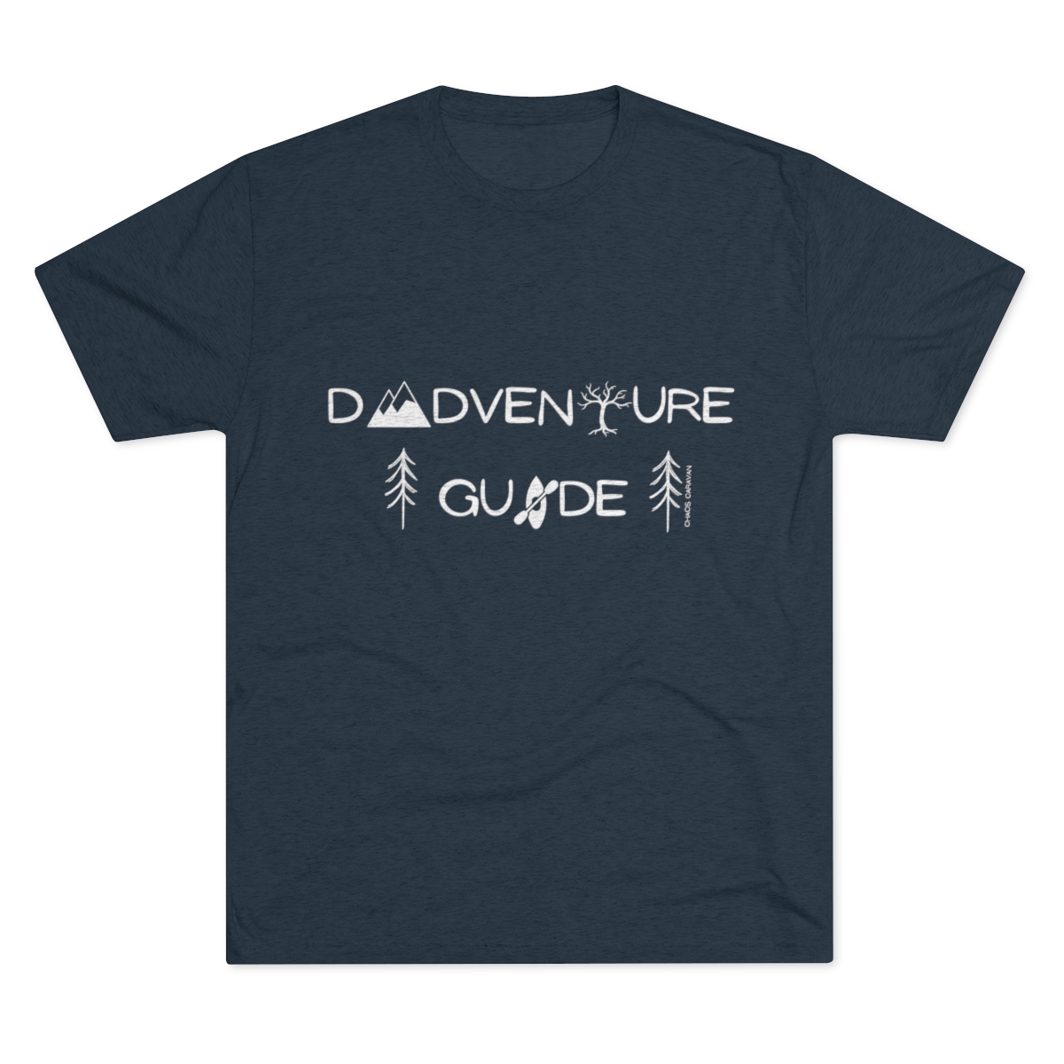 Dadventure Guide Tee | Dad Adventure Tee | Dad Gift | Father Tri-Blend Crew Tee - Image 29