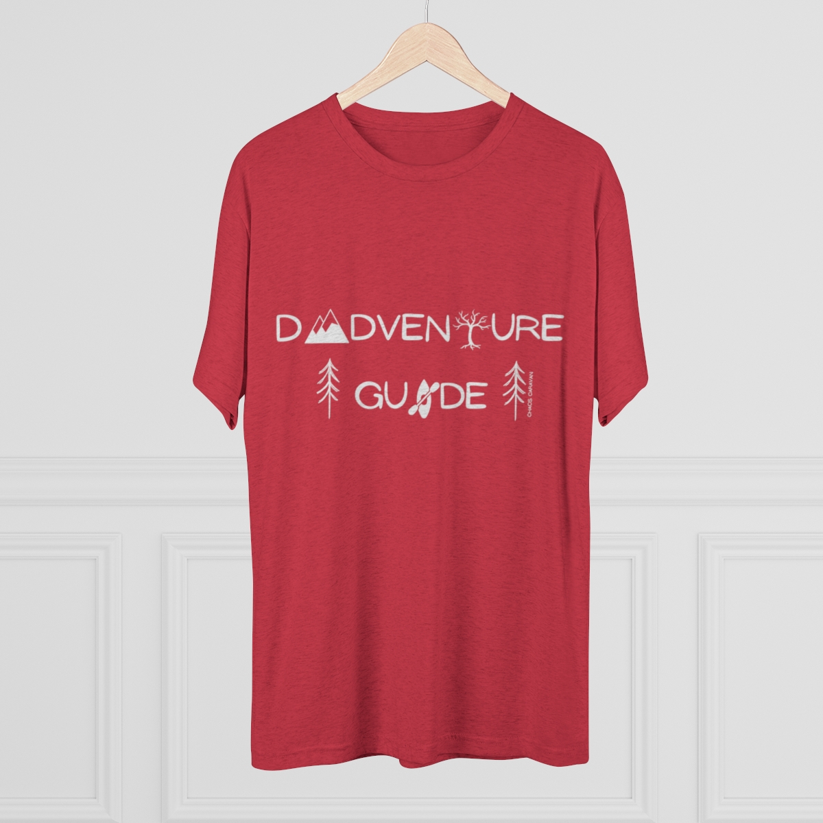 Dadventure Guide Tee | Dad Adventure Tee | Dad Gift | Father Tri-Blend Crew Tee - Image 40
