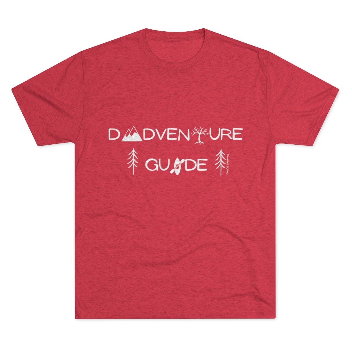 Dadventure Guide Tee | Dad Adventure Tee | Dad Gift | Father Tri-Blend Crew Tee - Image 37