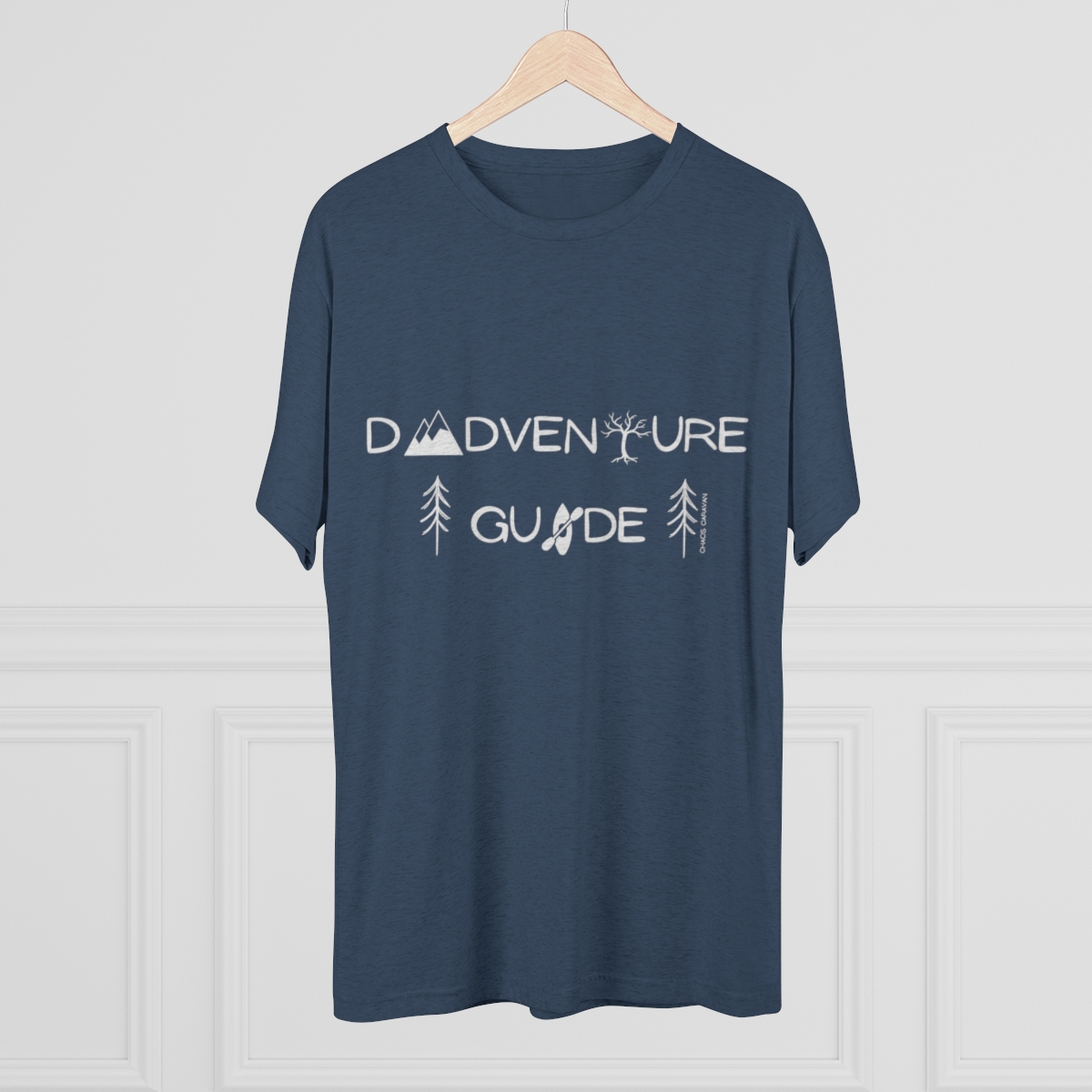 Dadventure Guide Tee | Dad Adventure Tee | Dad Gift | Father Tri-Blend Crew Tee - Image 28