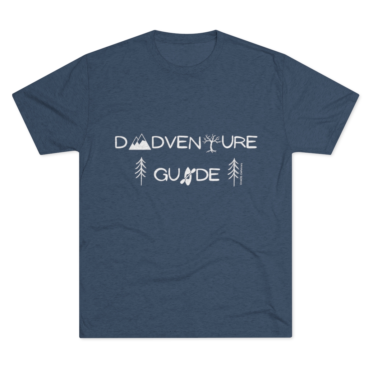 Dadventure Guide Tee | Dad Adventure Tee | Dad Gift | Father Tri-Blend Crew Tee - Image 25