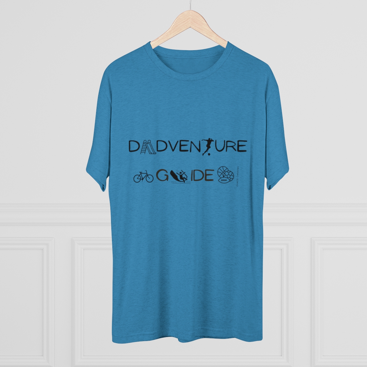 Dadventure Guide: Parks Edition Tri-Blend Crew Tee - Image 12