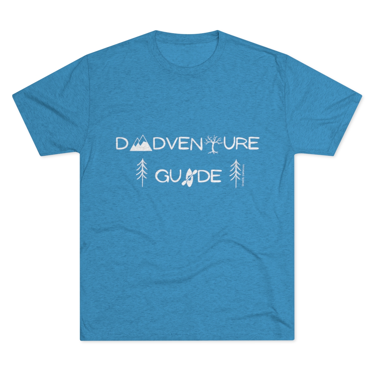 Dadventure Guide Tee | Dad Adventure Tee | Dad Gift | Father Tri-Blend Crew Tee - Image 21