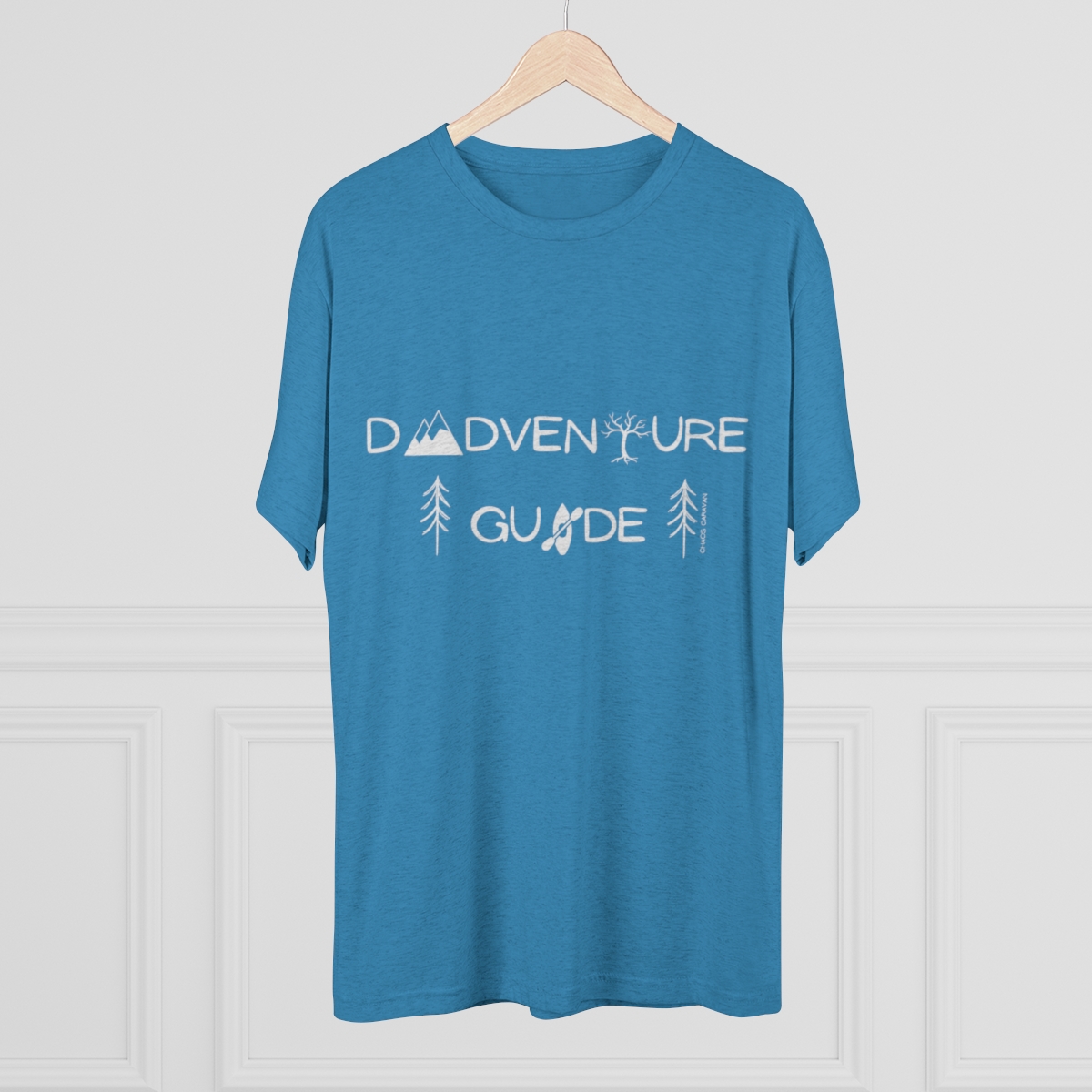 Dadventure Guide Tee | Dad Adventure Tee | Dad Gift | Father Tri-Blend Crew Tee - Image 24