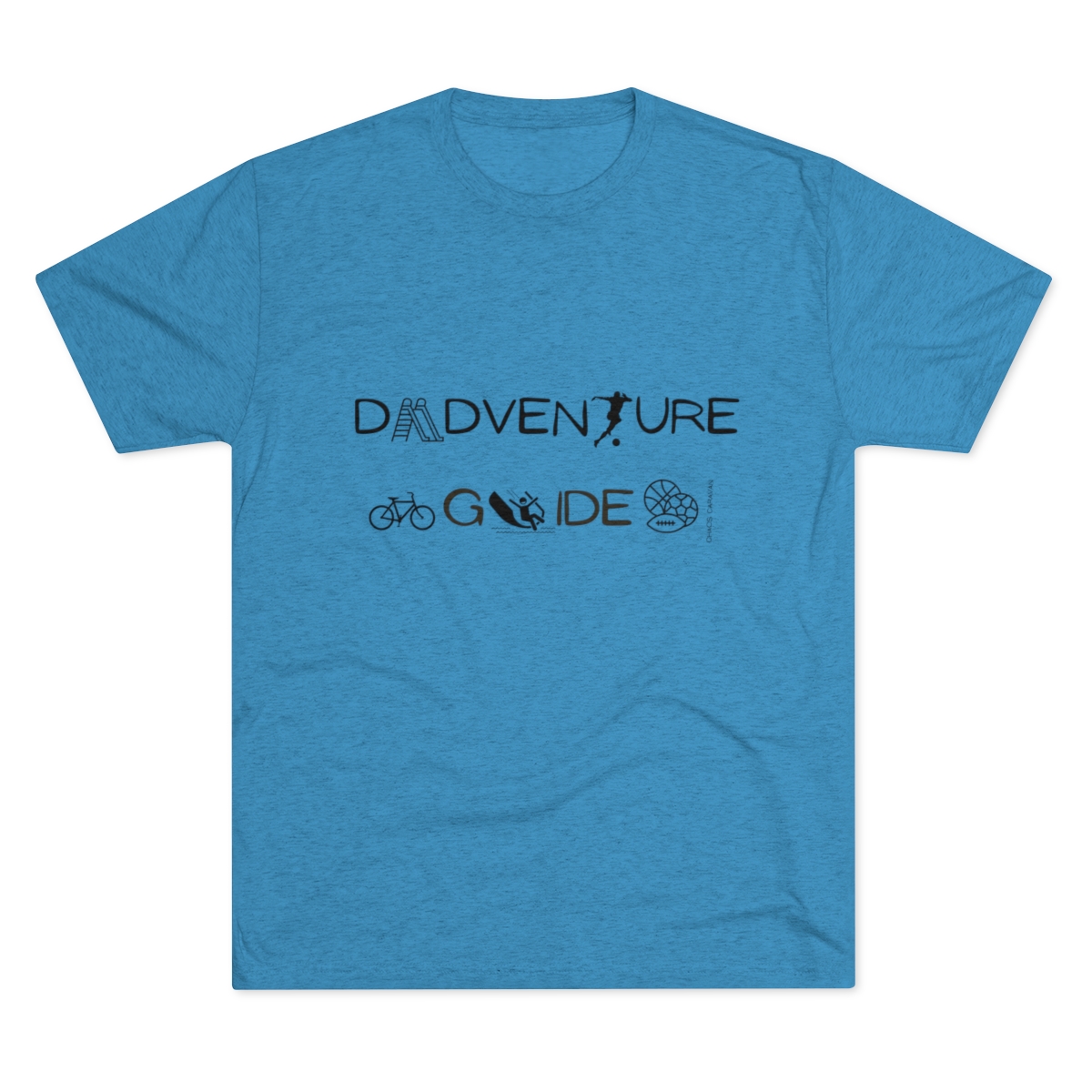 Dadventure Guide: Parks Edition Tri-Blend Crew Tee - Image 9