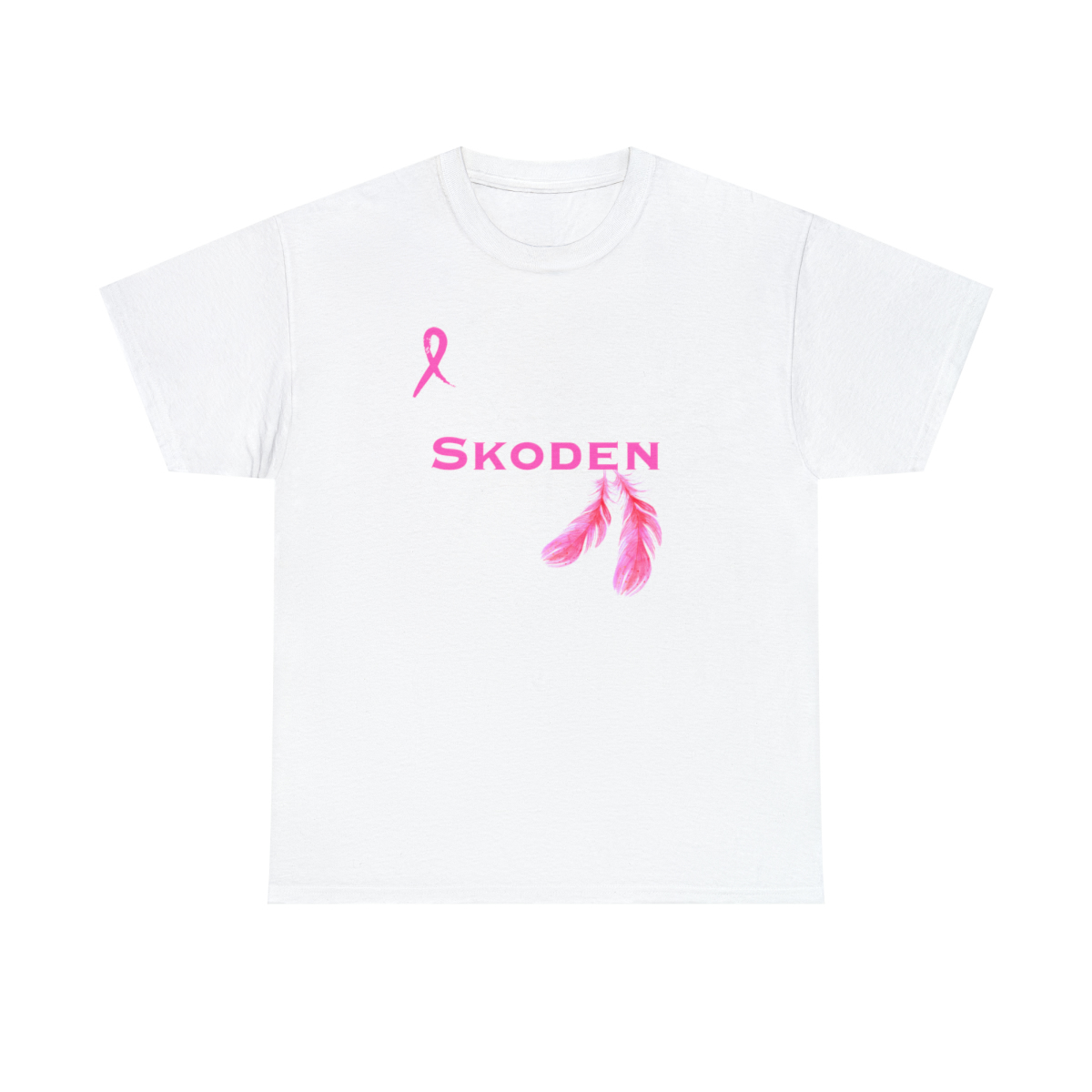 Saundra’s Revenge | Skoden | Breast Cancer Awareness Unisex Heavy Cotton Tee - Image 14