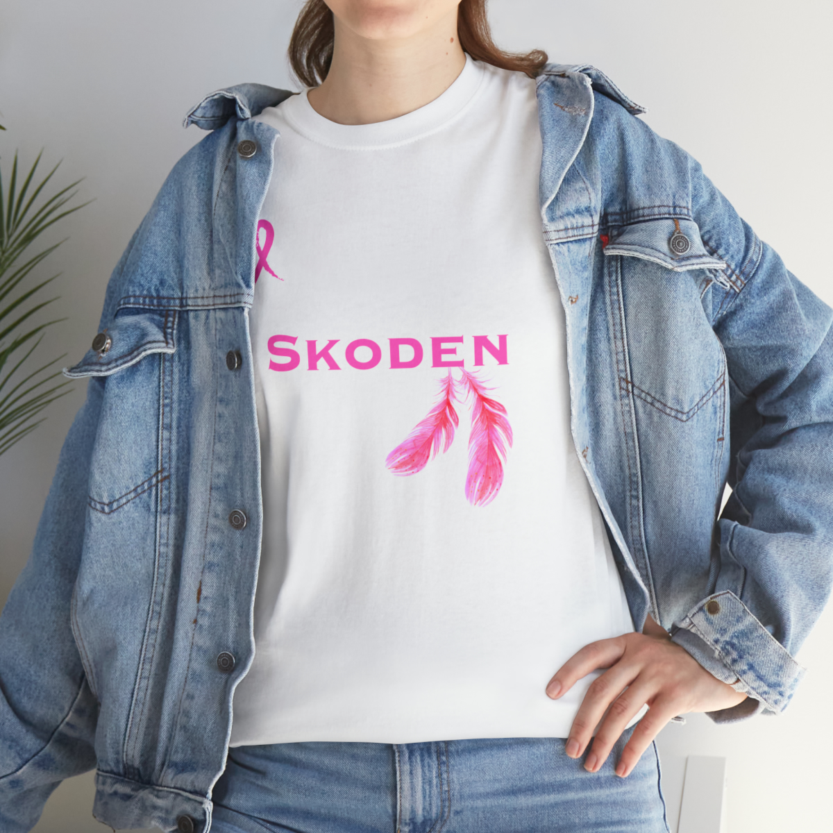 Saundra’s Revenge | Skoden | Breast Cancer Awareness Unisex Heavy Cotton Tee - Image 22