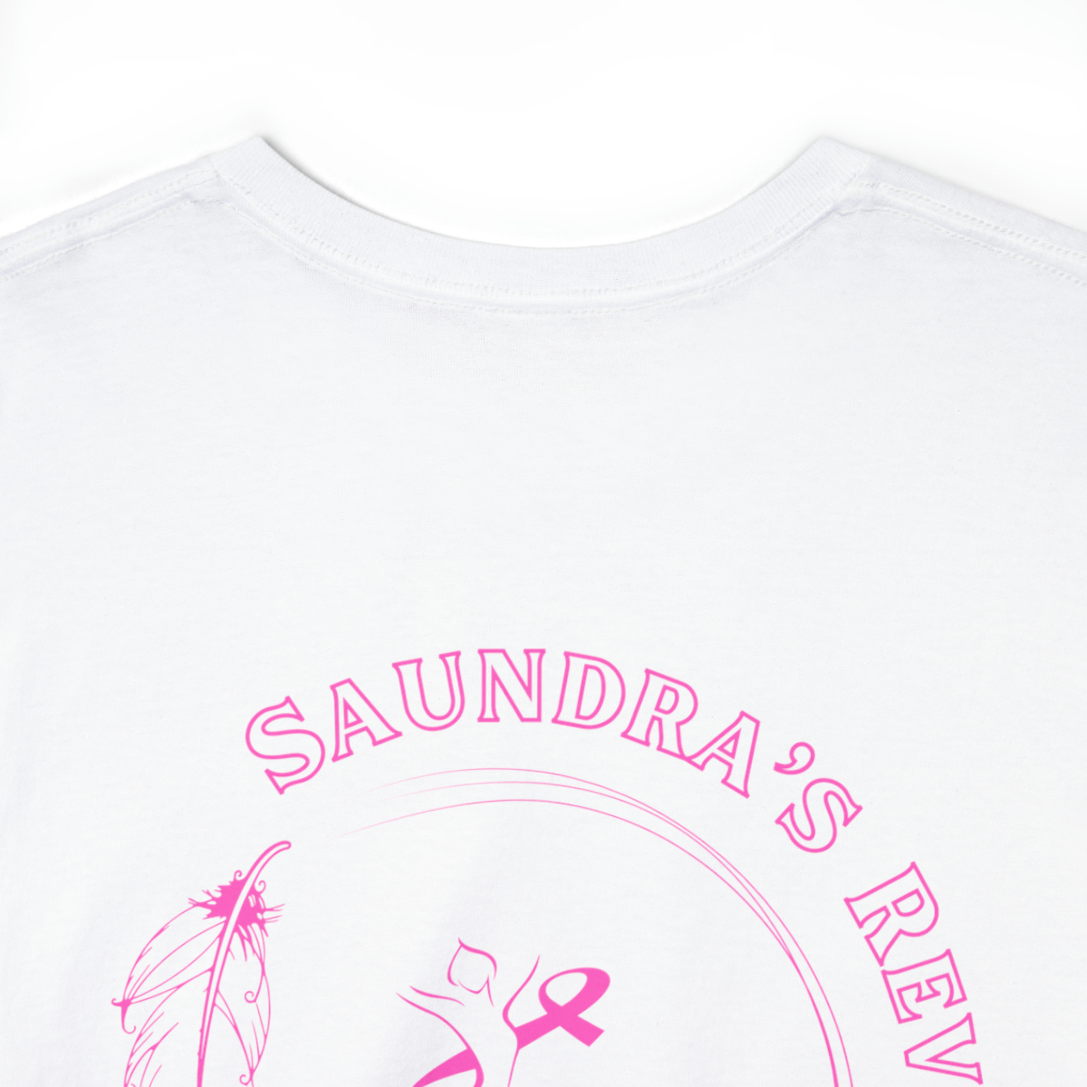 Saundra’s Revenge | Skoden | Breast Cancer Awareness Unisex Heavy Cotton Tee - Image 24