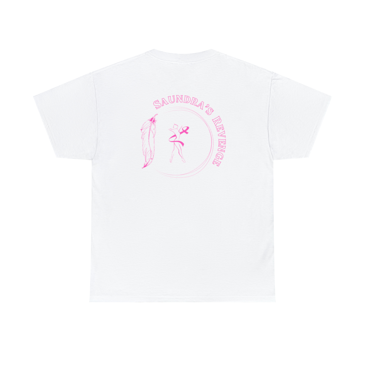Saundra’s Revenge | Skoden | Breast Cancer Awareness Unisex Heavy Cotton Tee - Image 15