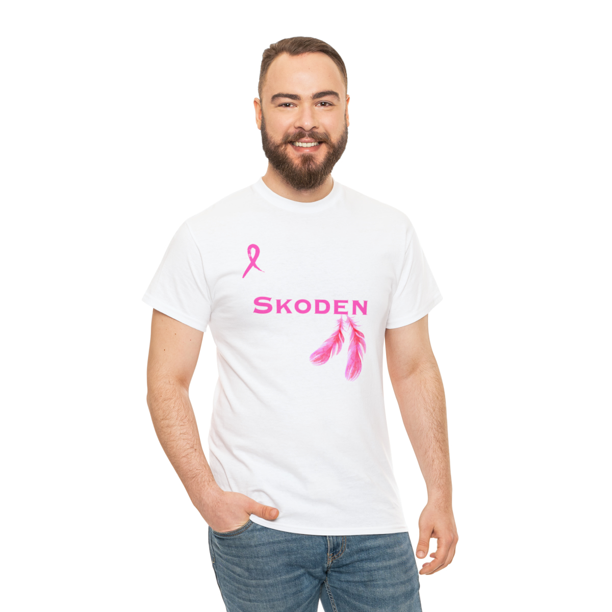 Saundra’s Revenge | Skoden | Breast Cancer Awareness Unisex Heavy Cotton Tee - Image 18