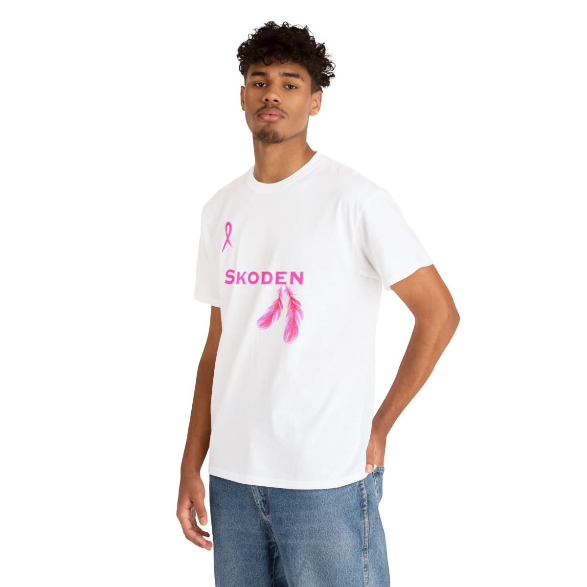 Saundra’s Revenge | Skoden | Breast Cancer Awareness Unisex Heavy Cotton Tee - Image 19