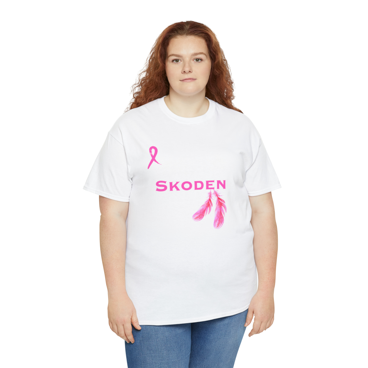 Saundra’s Revenge | Skoden | Breast Cancer Awareness Unisex Heavy Cotton Tee - Image 20