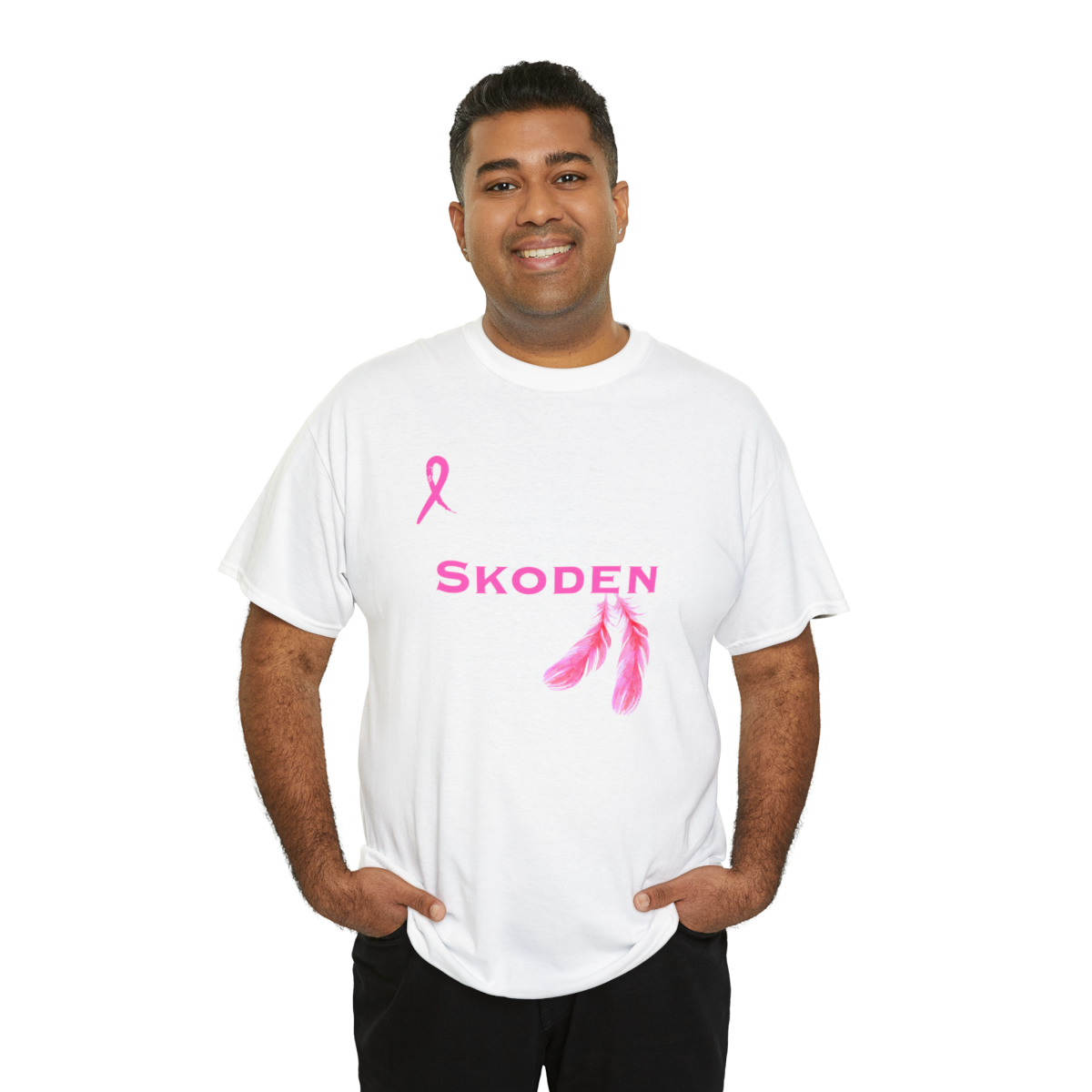 Saundra’s Revenge | Skoden | Breast Cancer Awareness Unisex Heavy Cotton Tee - Image 21