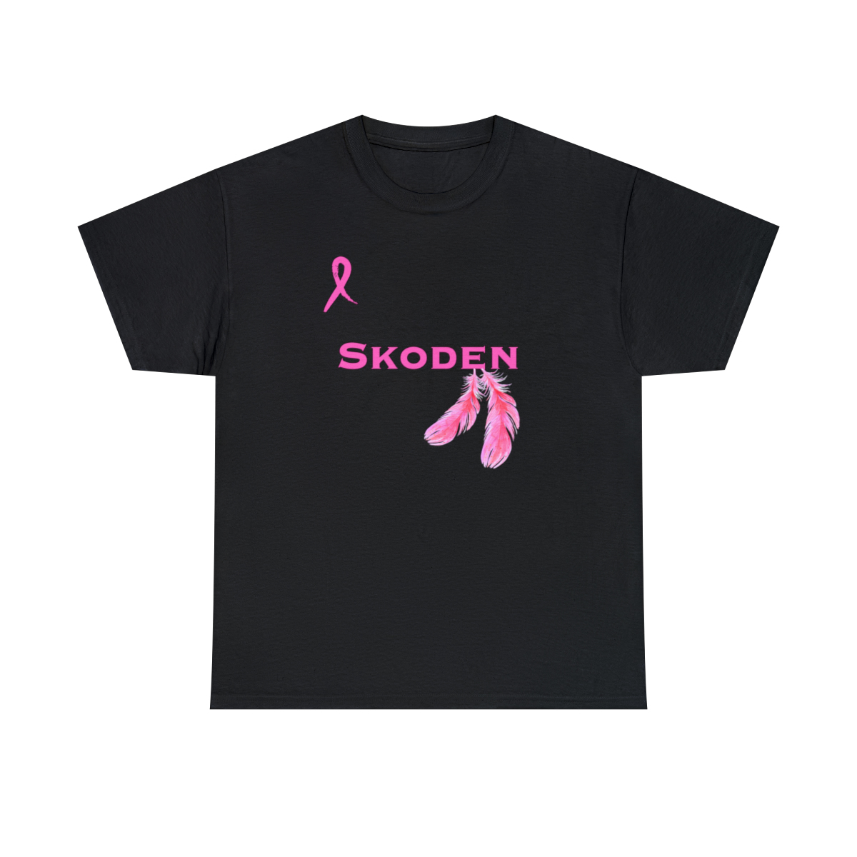 Saundra’s Revenge | Skoden | Breast Cancer Awareness Unisex Heavy Cotton Tee - Image 2