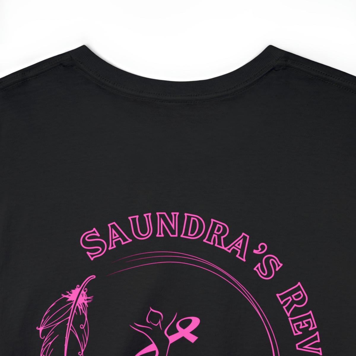 Saundra’s Revenge | Skoden | Breast Cancer Awareness Unisex Heavy Cotton Tee - Image 12