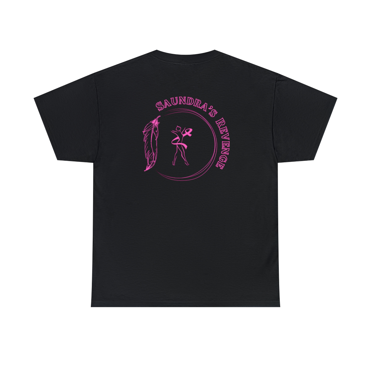 Saundra’s Revenge | Skoden | Breast Cancer Awareness Unisex Heavy Cotton Tee - Image 3