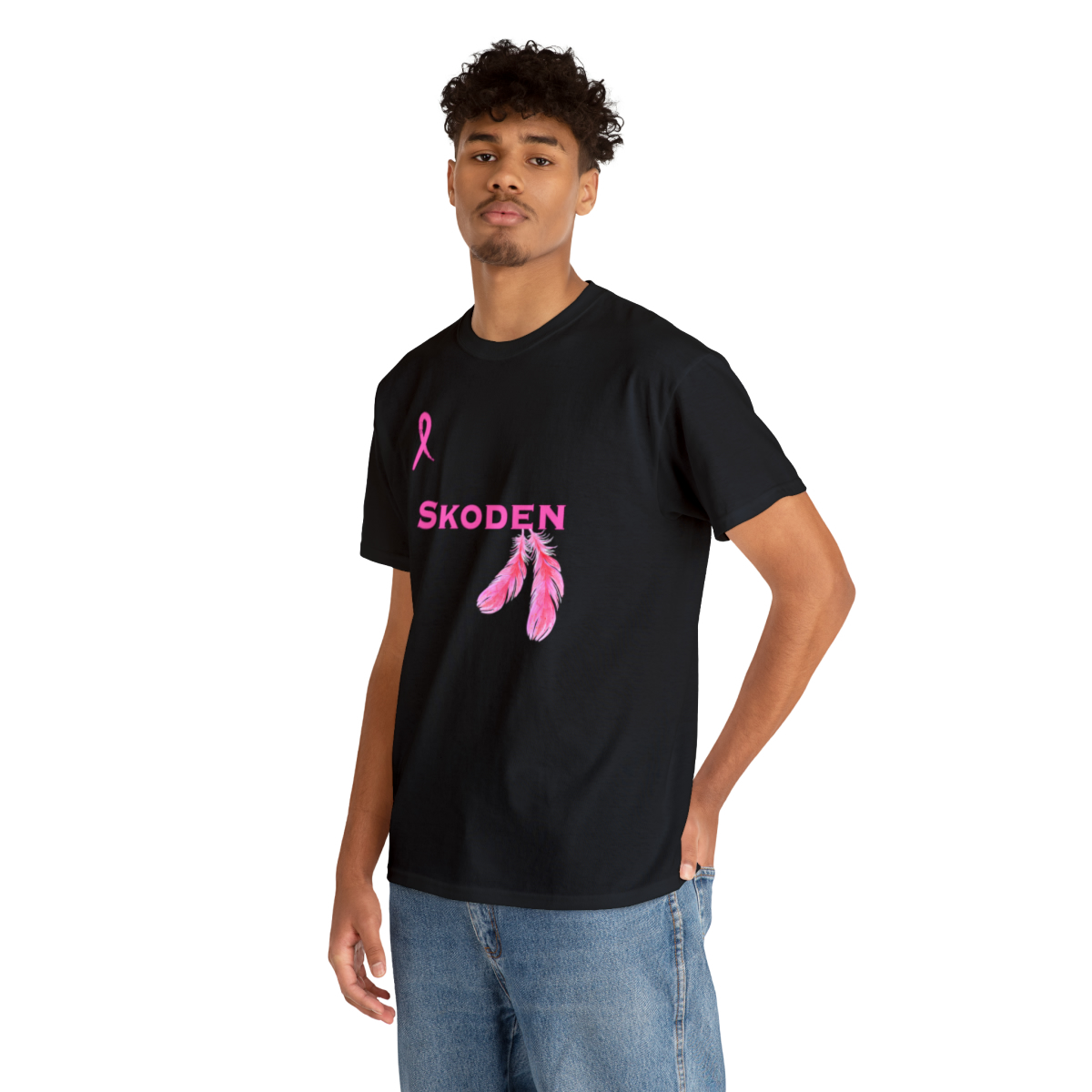Saundra’s Revenge | Skoden | Breast Cancer Awareness Unisex Heavy Cotton Tee - Image 7