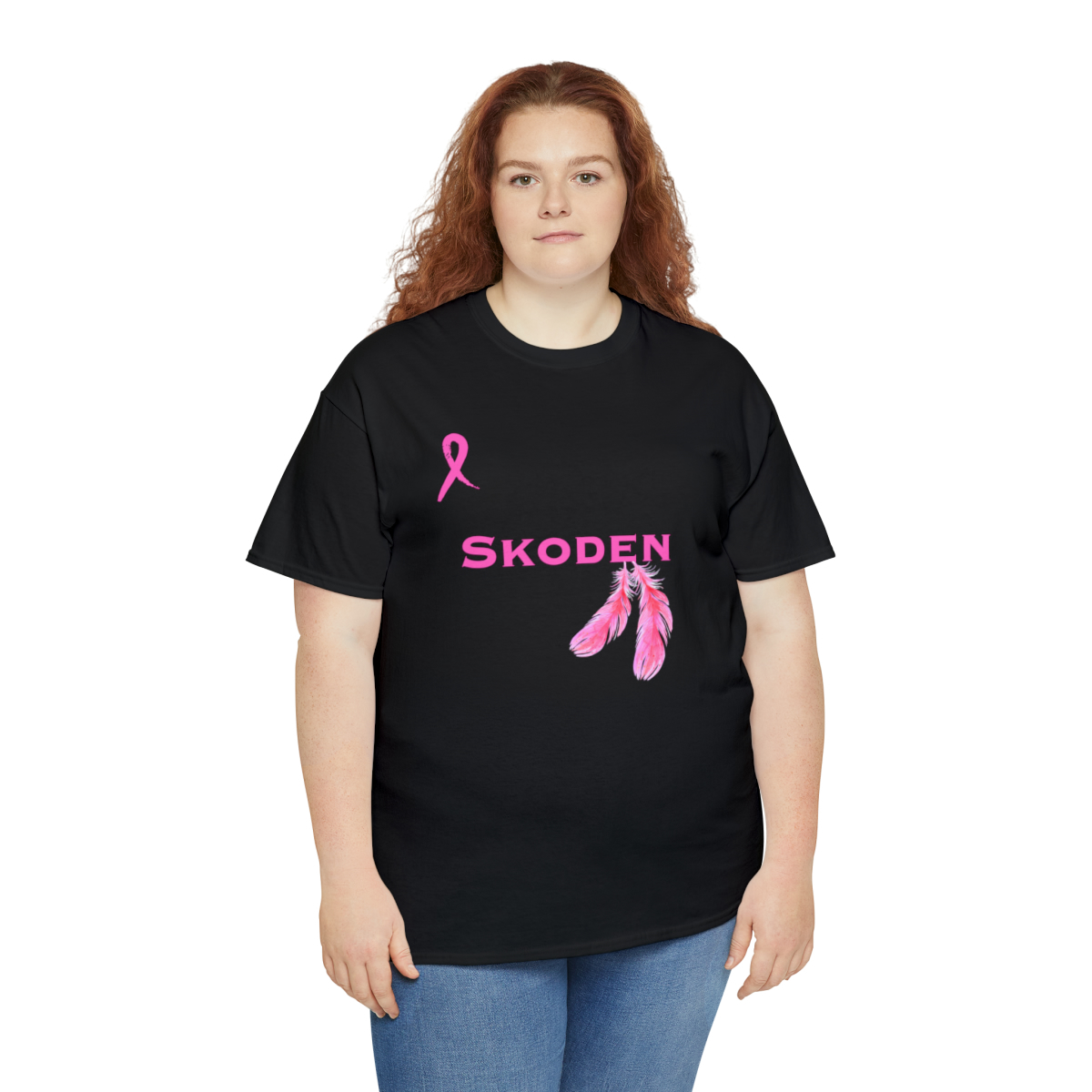 Saundra’s Revenge | Skoden | Breast Cancer Awareness Unisex Heavy Cotton Tee - Image 8