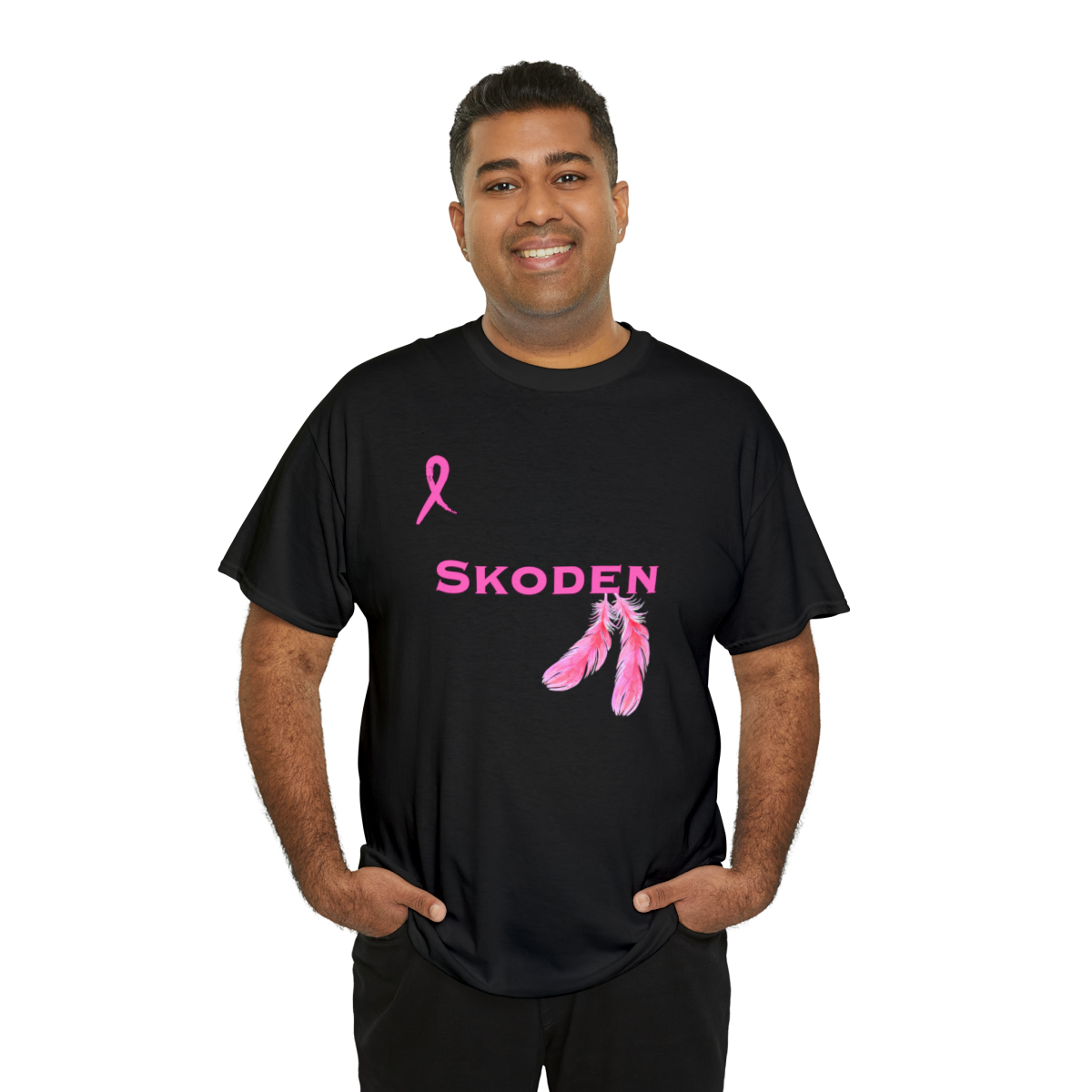 Saundra’s Revenge | Skoden | Breast Cancer Awareness Unisex Heavy Cotton Tee - Image 9