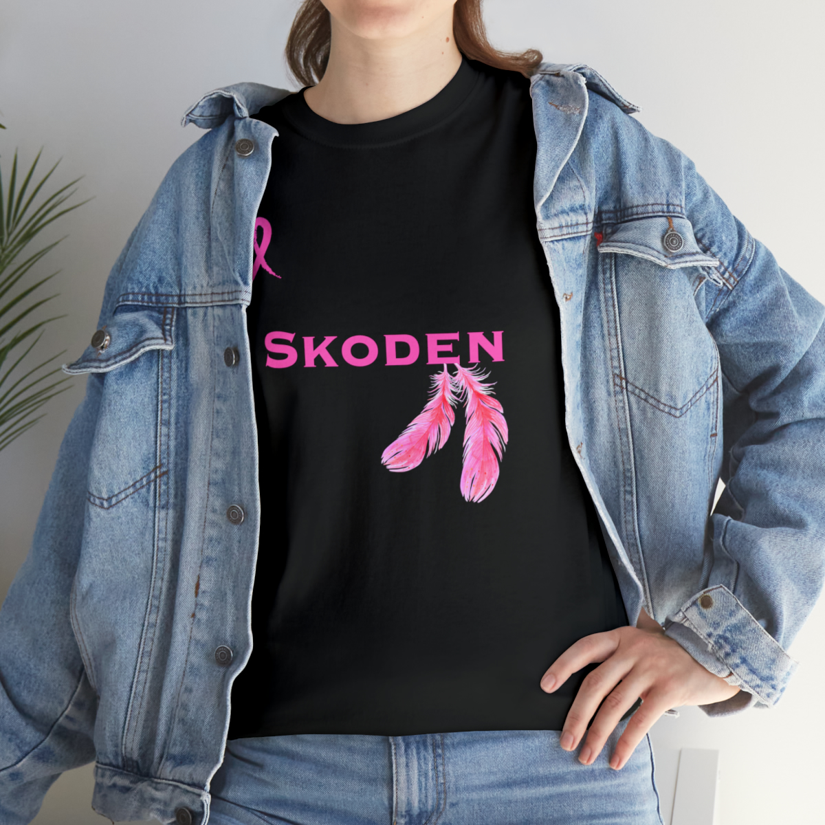 Saundra’s Revenge | Skoden | Breast Cancer Awareness Unisex Heavy Cotton Tee - Image 10