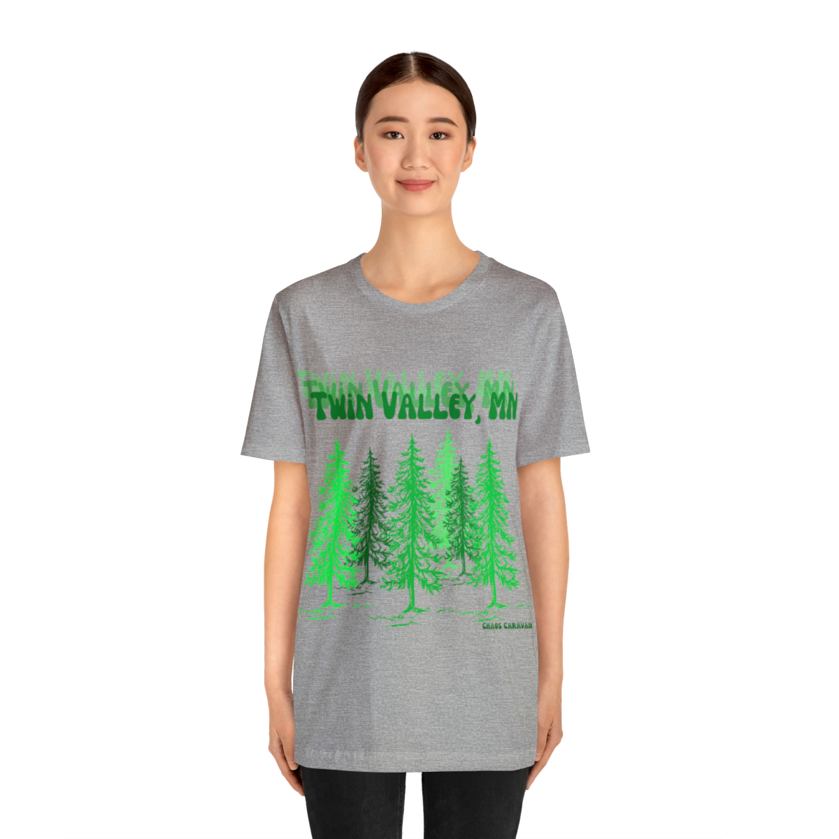 Twin Valley, MN Hometown Unisex Jersey Short Sleeve Tee - Image 3