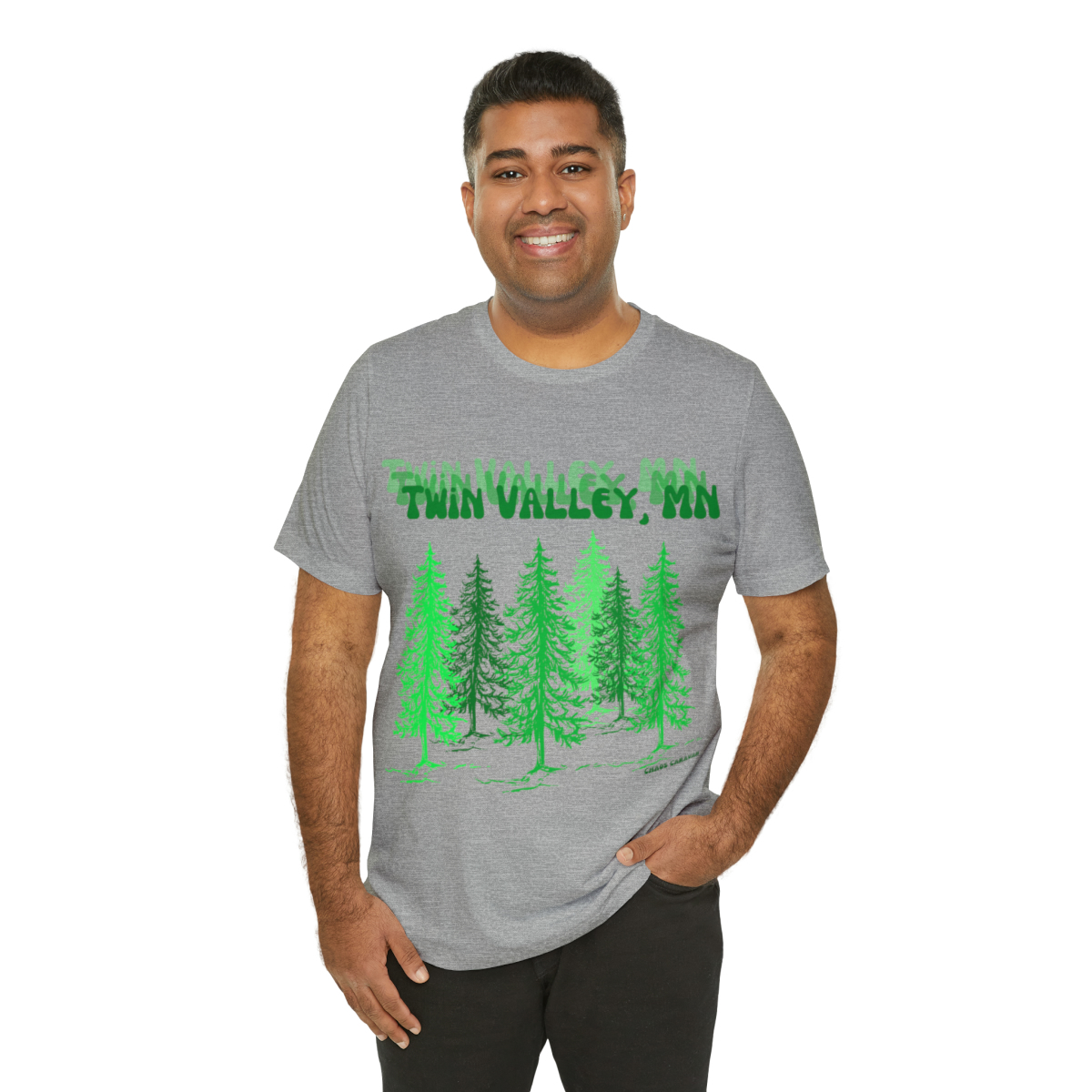 Twin Valley, MN Hometown Unisex Jersey Short Sleeve Tee - Image 8
