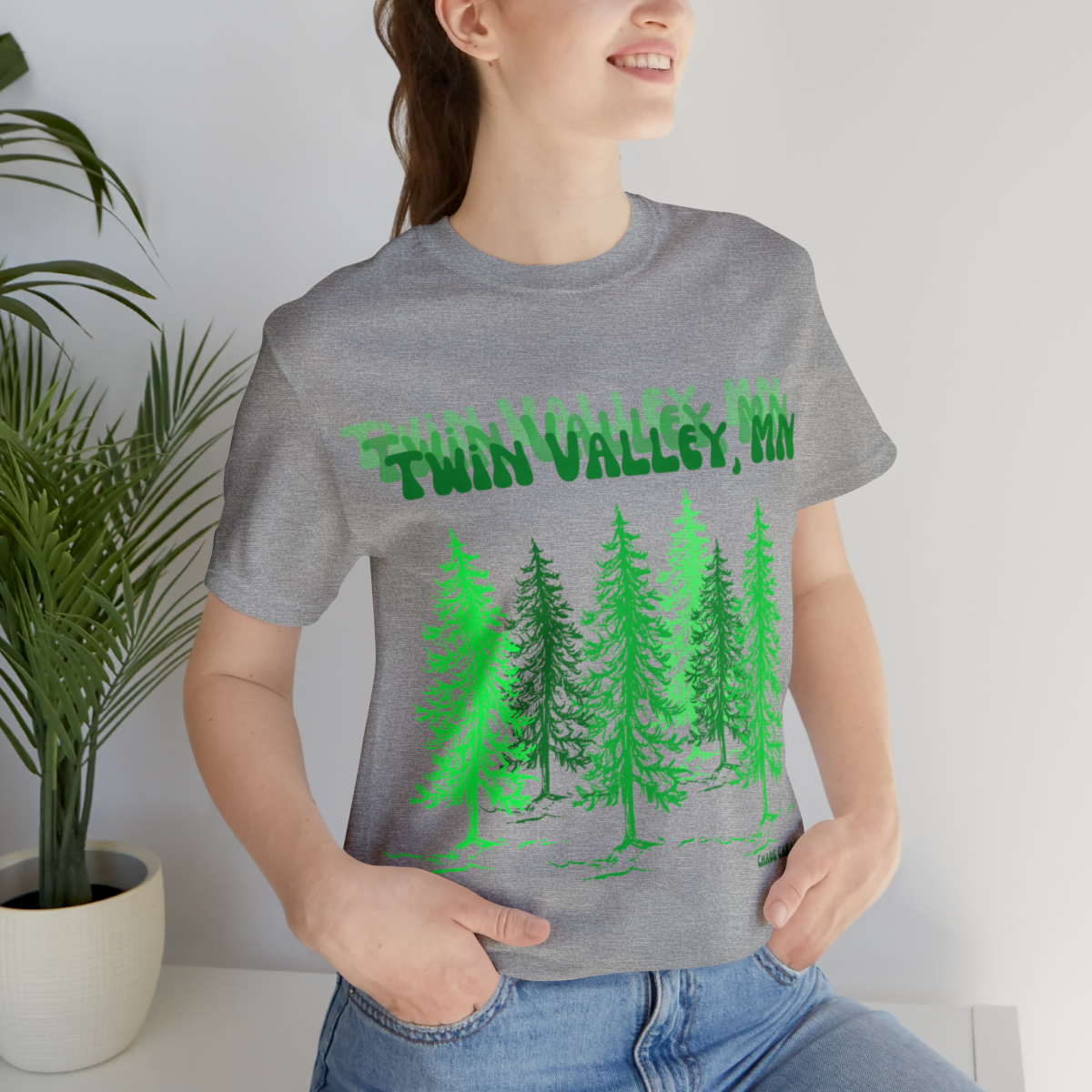 Twin Valley, MN Hometown Unisex Jersey Short Sleeve Tee - Image 9