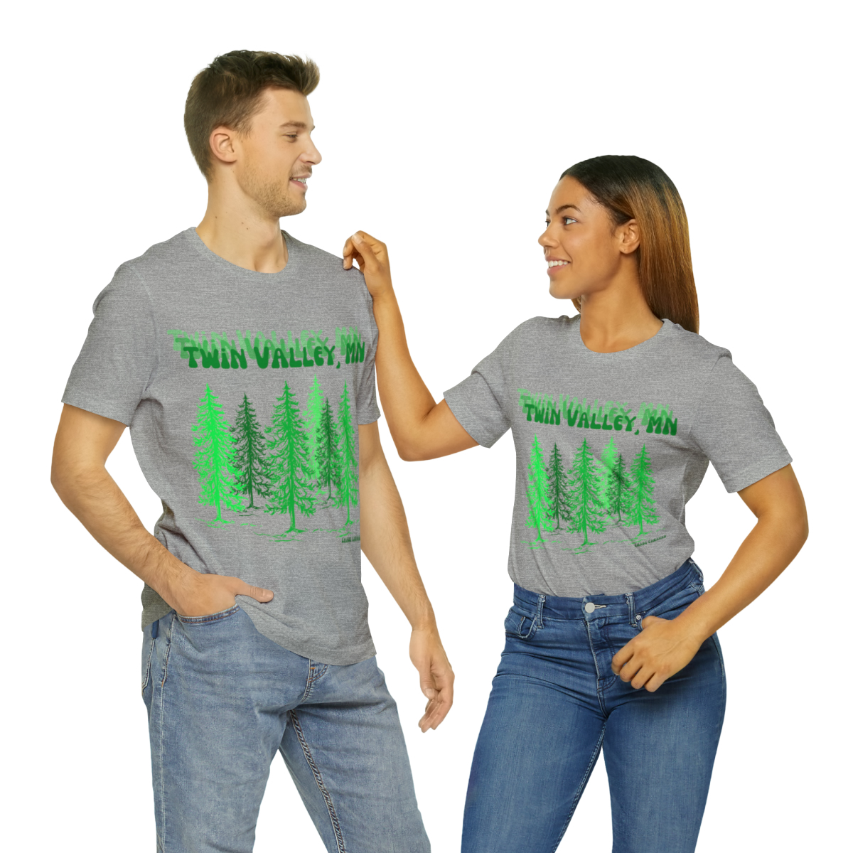 Twin Valley, MN Hometown Unisex Jersey Short Sleeve Tee - Image 10