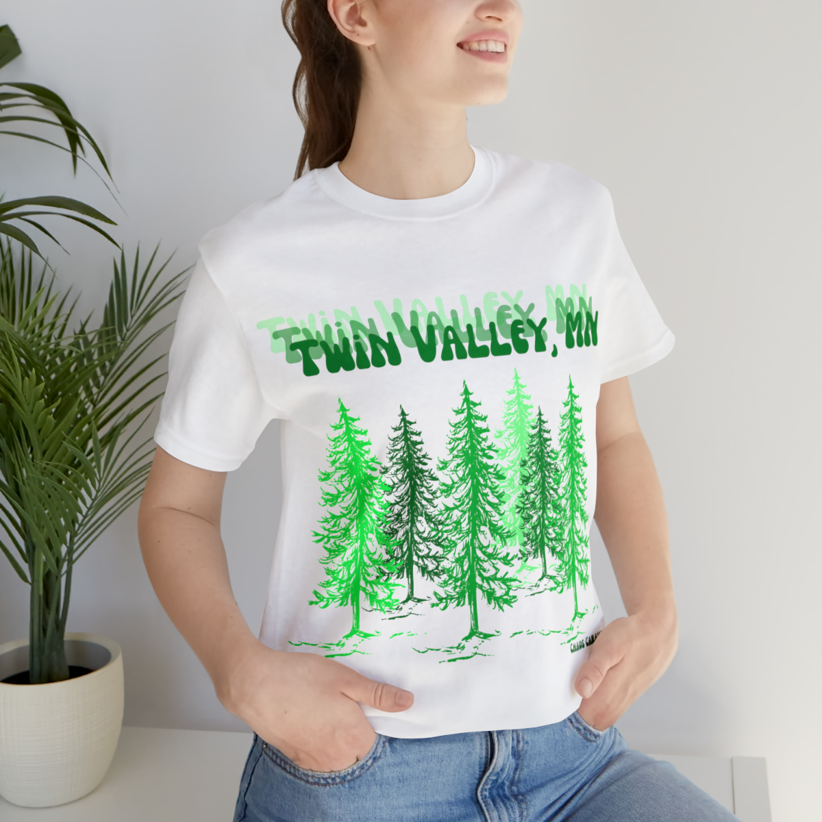 Twin Valley, MN Hometown Unisex Jersey Short Sleeve Tee - Image 21