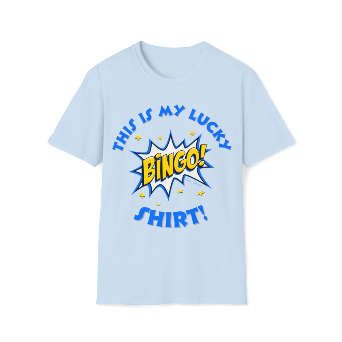 Bingo T-shirt | Lucky Bingo Tee  | This is my Lucky Bingo Unisex Softstyle T-Shirt - Image 16