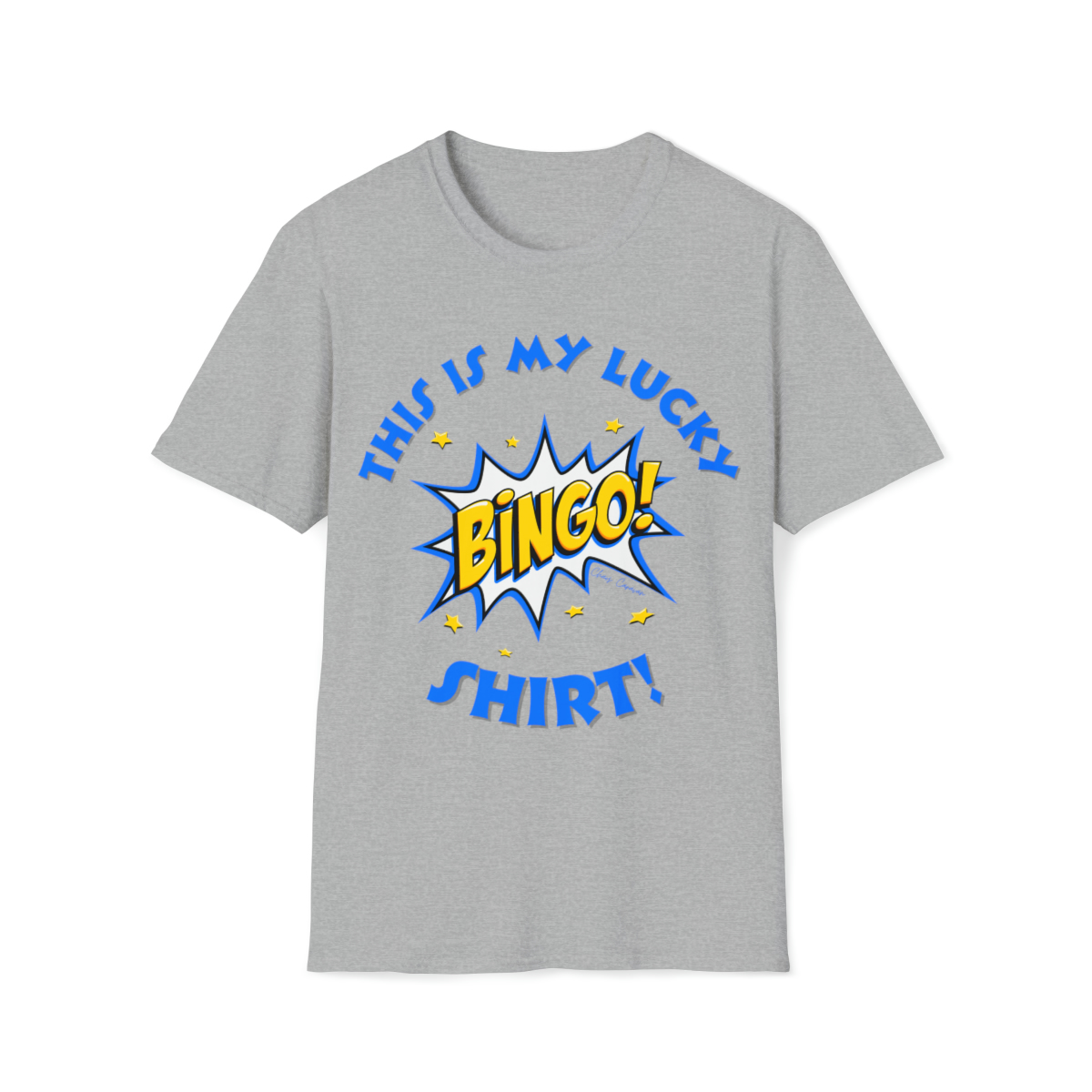 Bingo T-shirt | Lucky Bingo Tee  | This is my Lucky Bingo Unisex Softstyle T-Shirt