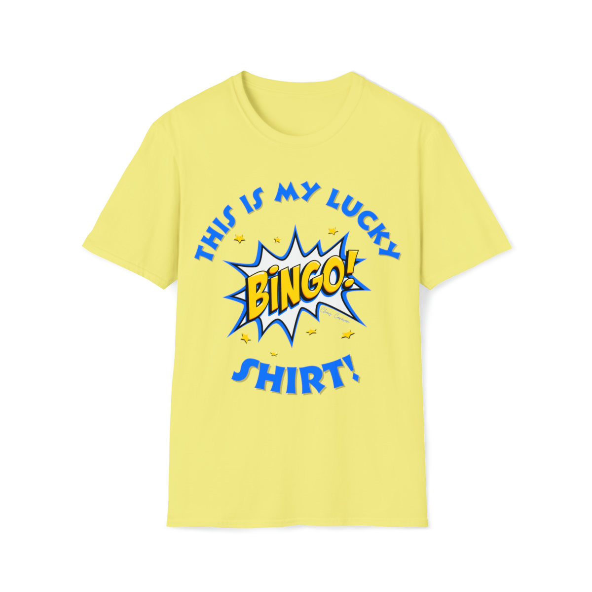 Bingo T-shirt | Lucky Bingo Tee  | This is my Lucky Bingo Unisex Softstyle T-Shirt - Image 13