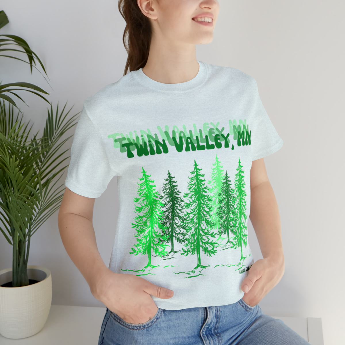 Twin Valley, MN Hometown Unisex Jersey Short Sleeve Tee - Image 33